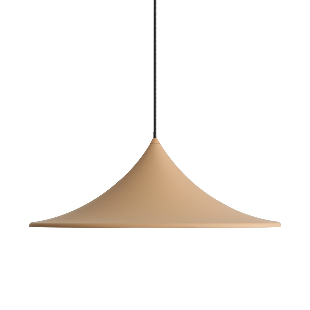 Golden Lighting Vistara 1-light 20in Pendant in Latte